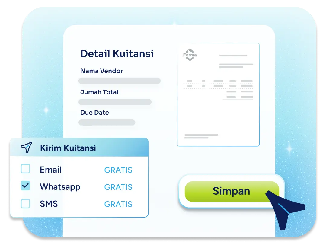 Content: Simpan atau Kirim