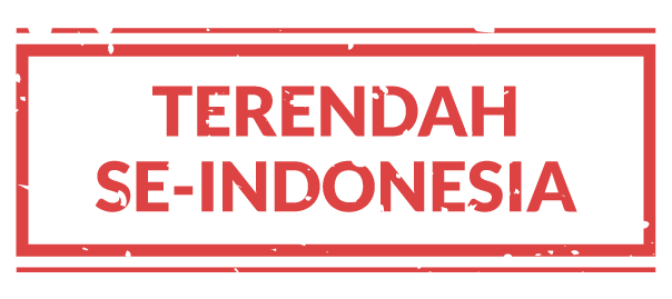 Terendah se-Indonesia