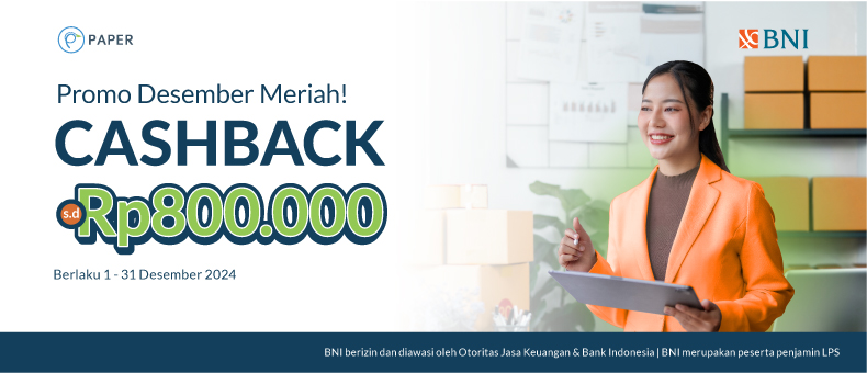 Cicil Invoice dengan Kartu Kredit BNI, Cashback hingga Rp800.000!