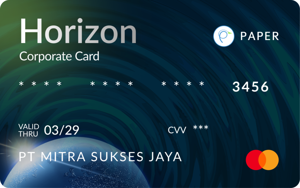 Paper Horizon Card