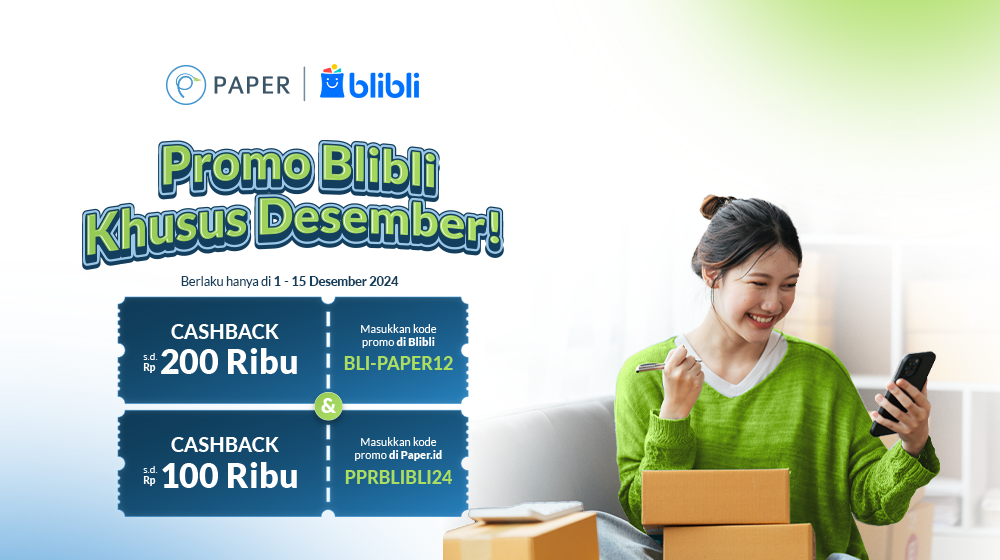 Double Cashback dari Blibli hingga Rp300.000, Dapatkan Sekarang!