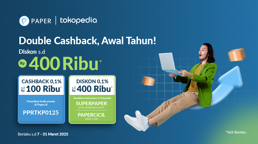 Terbatas! Promo Spesial Tokopedia, Bayar Invoice Double Untungnya!