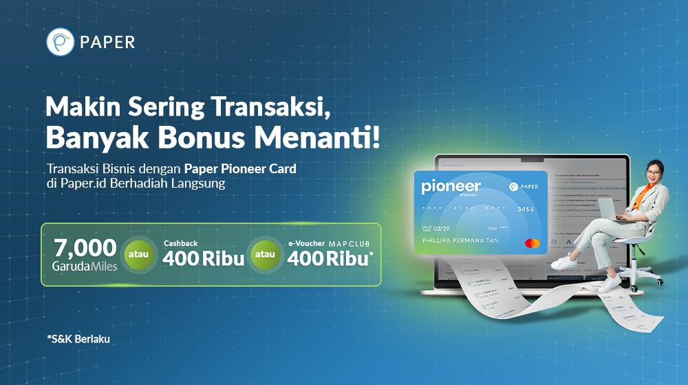 Ikuti Loyalty Program dan Perbanyak Transaksi dengan Paper Pioneer Card, Dapatkan Hingga 7000 GarudaMiles atau Bonus Lainnya!