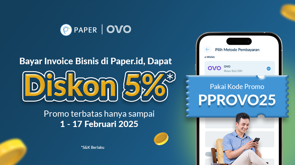 Transaksi Bisnis Pakai OVO, Langsung Dapat Discount 5%!