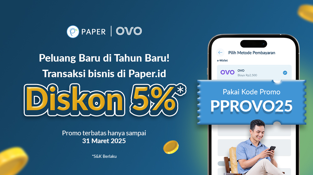 Transaksi Bisnis Pakai OVO, Langsung Dapat Discount 5%!