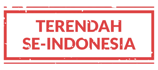Terendah se-Indonesia